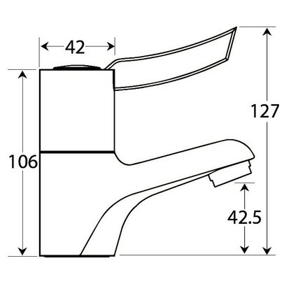 Sequential Lever Operated Monobloc Mixer Tap