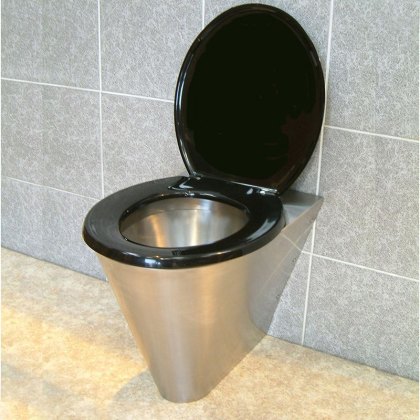Stainless Steel Back To Wall Toilet