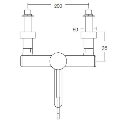 Wall Mounted Healthcare TMV3 Lever Tap