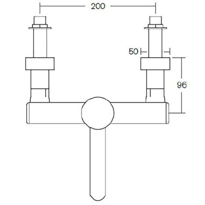 Wall Mounted Healthcare TMV3 Sensor Tap