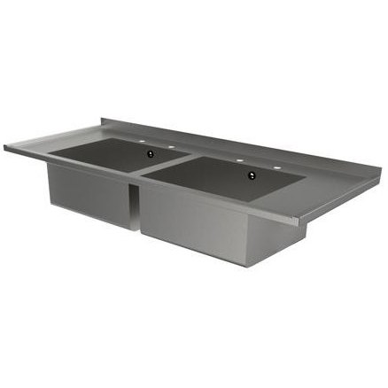 Double Bowl Catering Sink Top Double Bowl Catering Sink Top