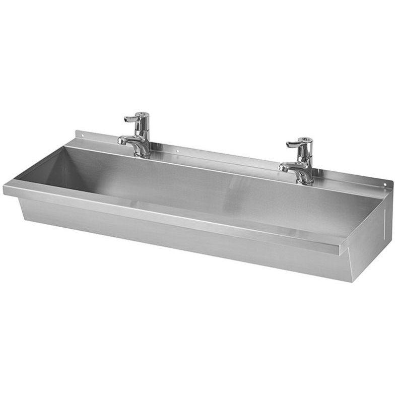 Stock 2500mm Stainless Steel Wash Trough Stock 2500mm Stainless Steel Wash Trough