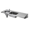 Combined Slop Hopper Sink and Drainer Combined Slop Hopper Sink and Drainer