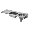 Combined Slop Hopper Sink and Drainer Combined Slop Hopper Sink and Drainer