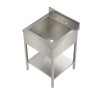 600 x 600 Stainless Steel Utility Sink 600 x 600 Stainless Steel Utility Sink