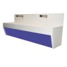 Wall Mounted Splashback Style Solid Surface Wash Trough Wall Mounted Splashback Style Solid Surface Wash Trough