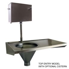 sluice sink with cistern model DUH